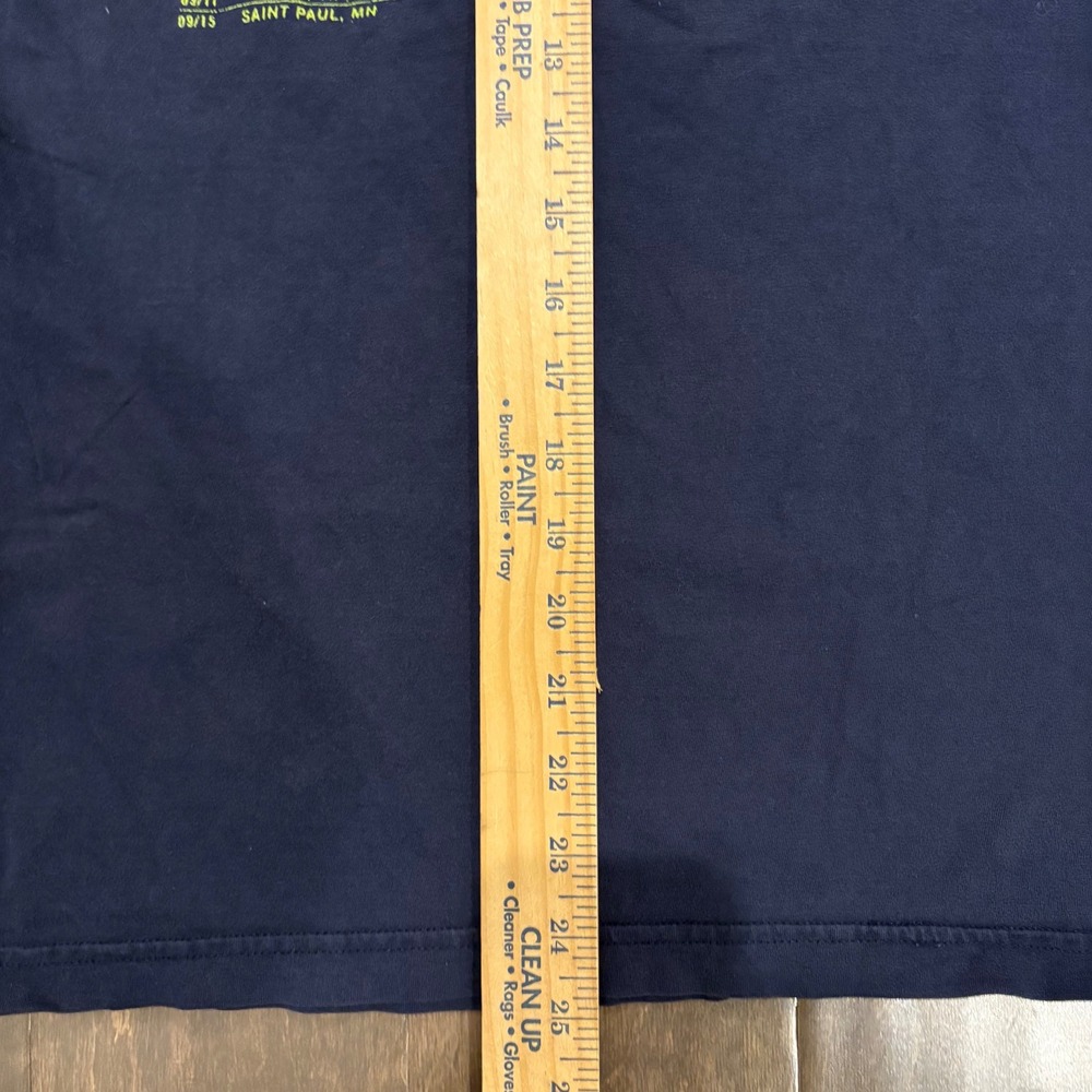 Dave Matthews Band Summer 2010 Tour Tee Navy American Apparel Men's Small 2 Side - Picture 5 of 9